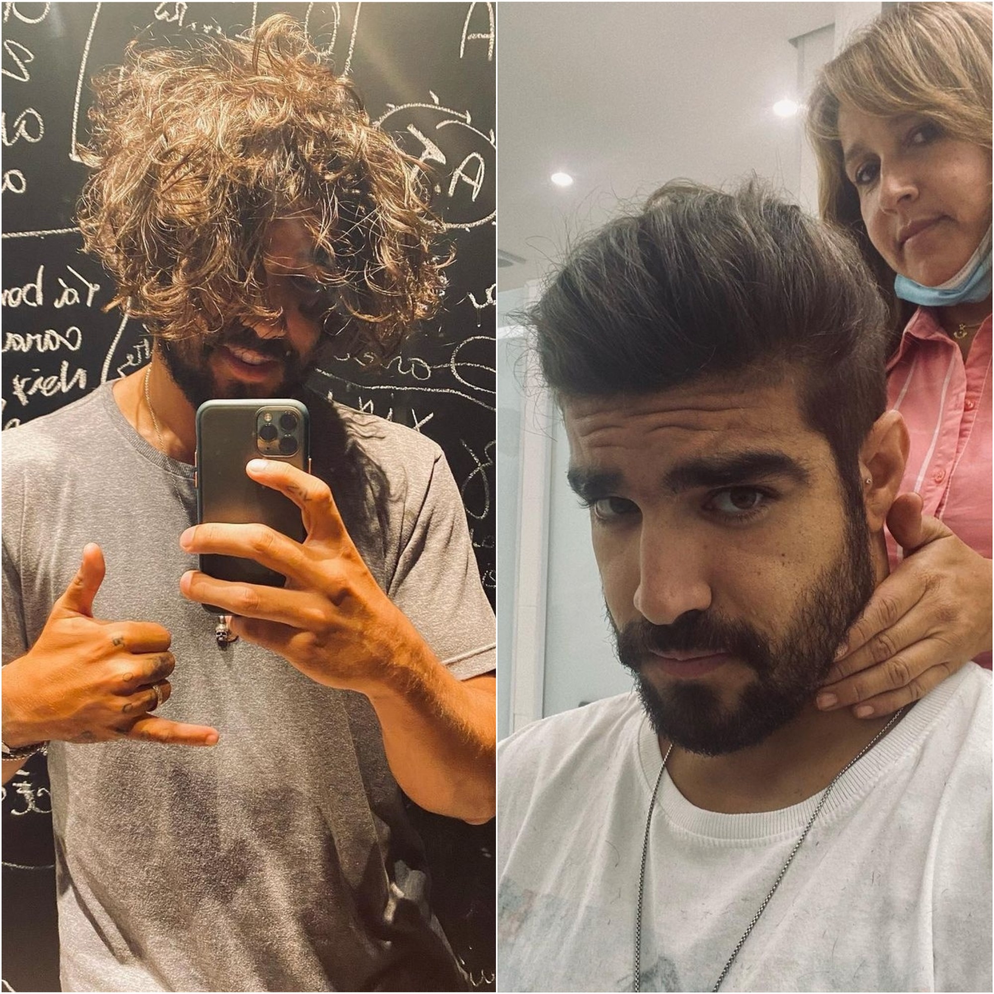 Após exibir a cabeleira, Caio Castro surge em clique no salão: "Cortei..." (Foto: Reprodução/Instagram)
