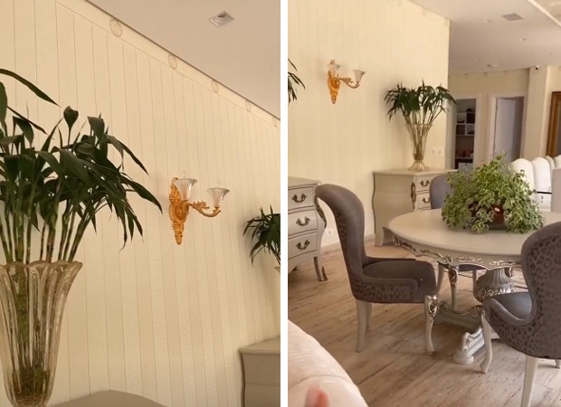 Simone: papel de parede grifado em mansão (Foto: Reprodução Instagram)