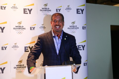 O CEO Global da EY, Mark Weinberger. Segundo ele, os Jogos foram a oportunidade de construir um mundo melhor e mais pacífico