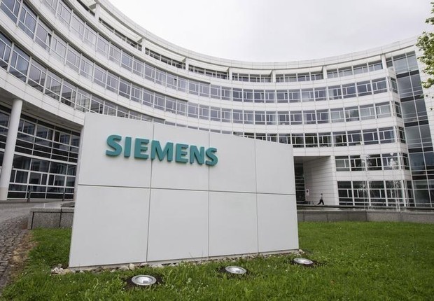 Sede da empresa Siemens em Munique (Foto: Lukas Barth/Reuters)
