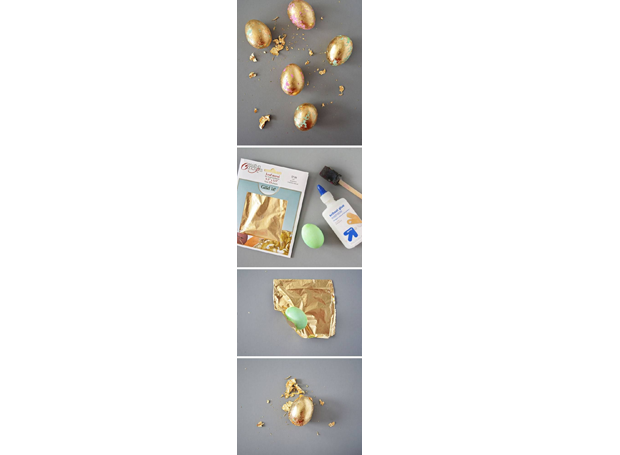 10-decoracao-ovos-de-pascoa-pinterest-brilho-papel-dourado (Foto: Pinterest)