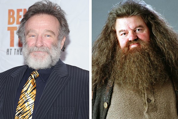 Robin Williams perdeu o papel de Rubeus Hagrid para Robbie Coltrane (Foto: Getty Images / Reprodução)