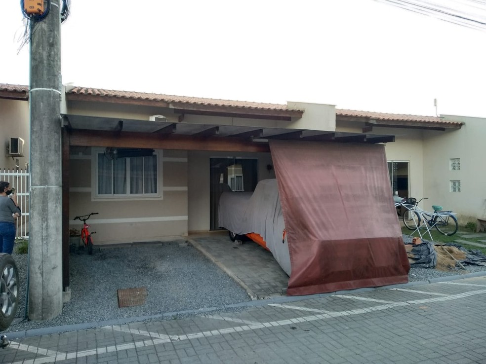 Crime ocorreu em um condomínio localizado no bairro Escolinha — Foto: Polícia Militar/ Divulgação
