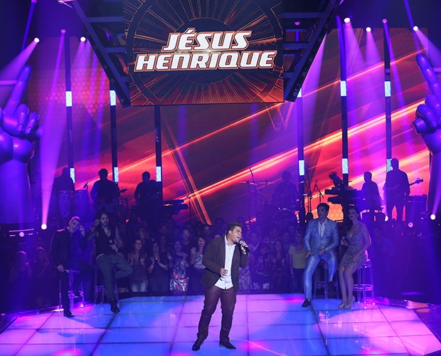  O cantor empolgou o público durante sua apresentação (Foto: Isabella Pinheiro/Gshow)