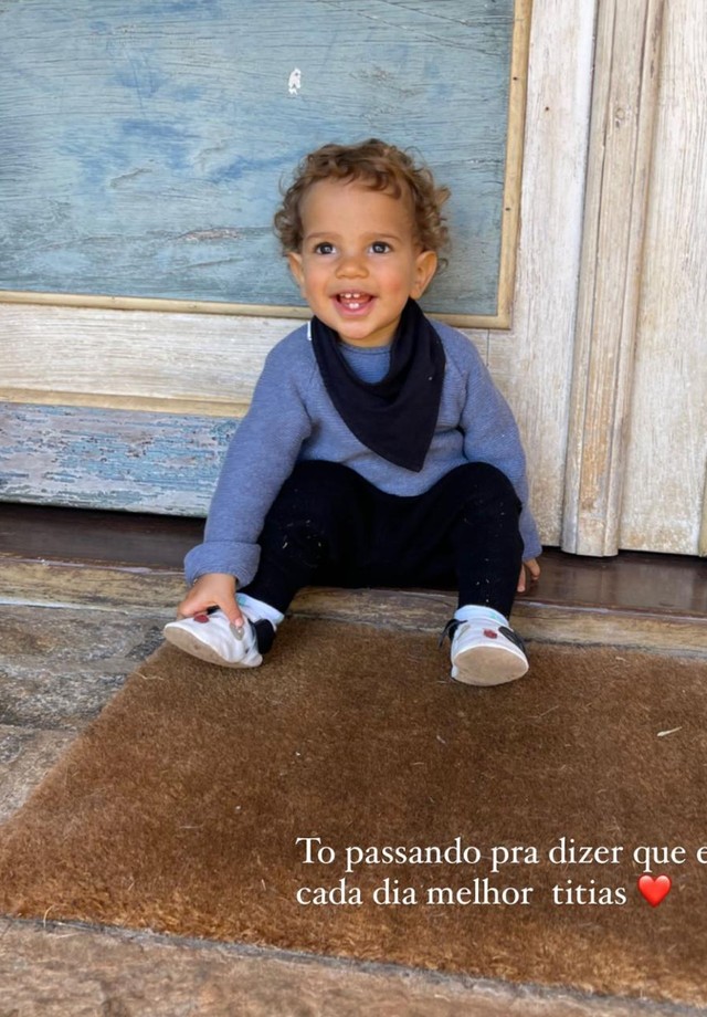 Após susto com Theo, Bia Rodrigues surge animada para chá revelação do segundo filho (Foto: Reprodução/Instagram)