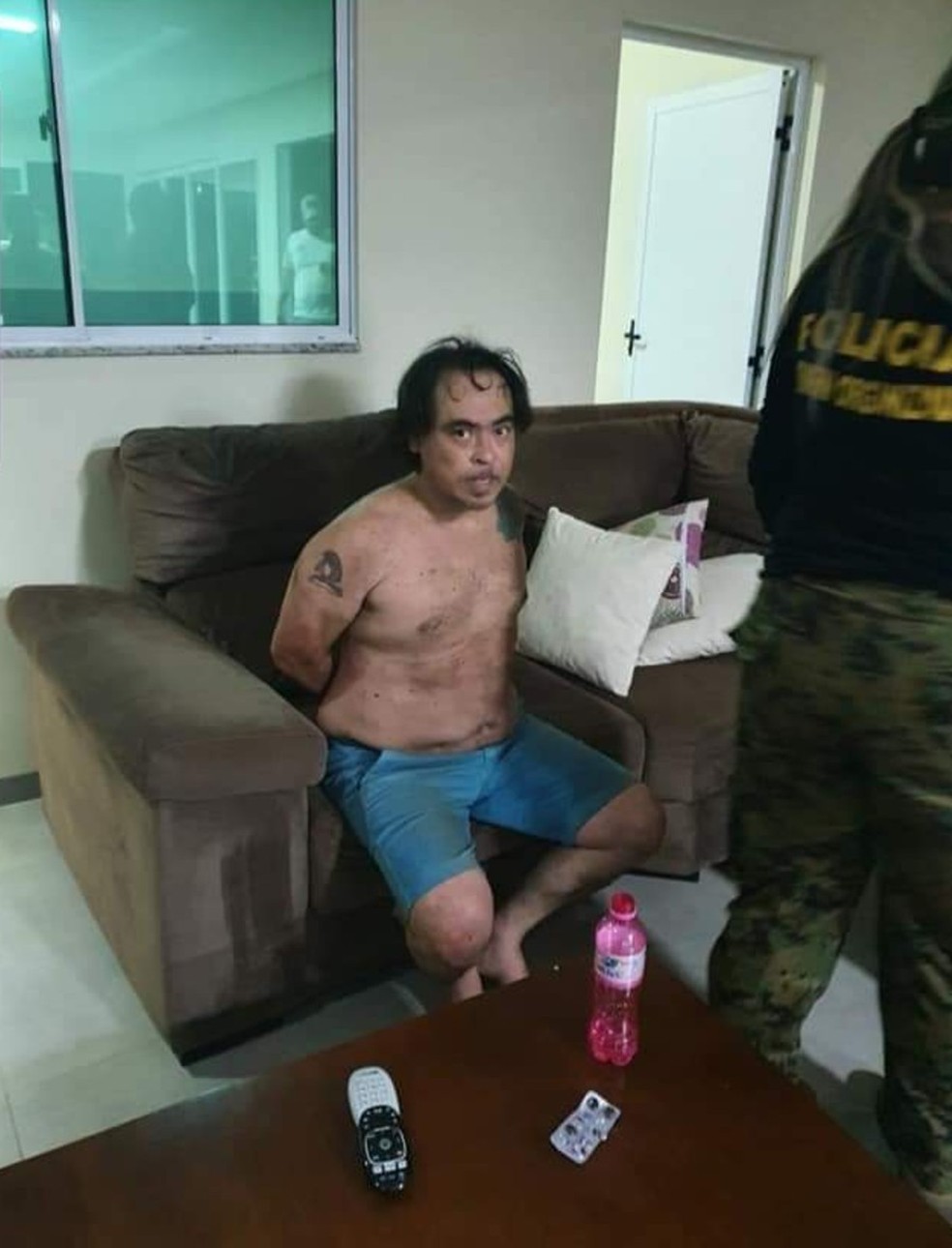Fábio Costa, conhecido como “Pingo” e “Japonês”, será transferido para presídio federal — Foto: Ministério Público do Paraguai/Divulgação
