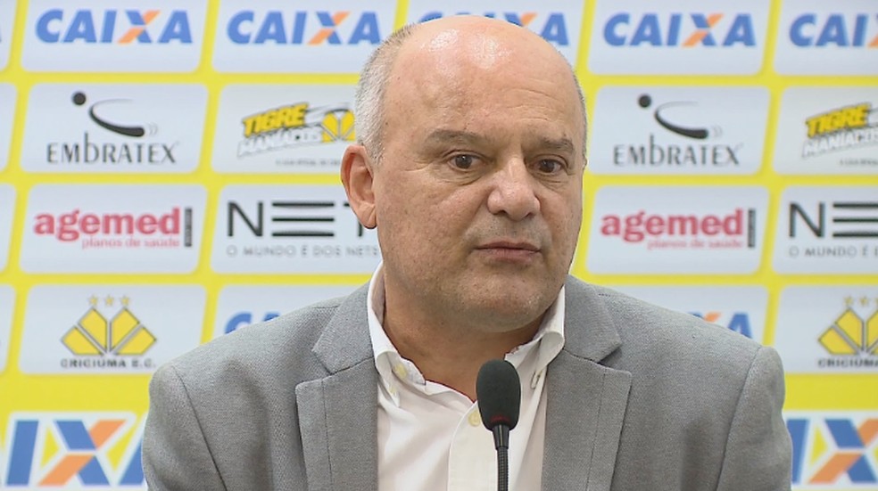 Newton Drummond Criciúma (Foto: Reprodução/NSC TV)