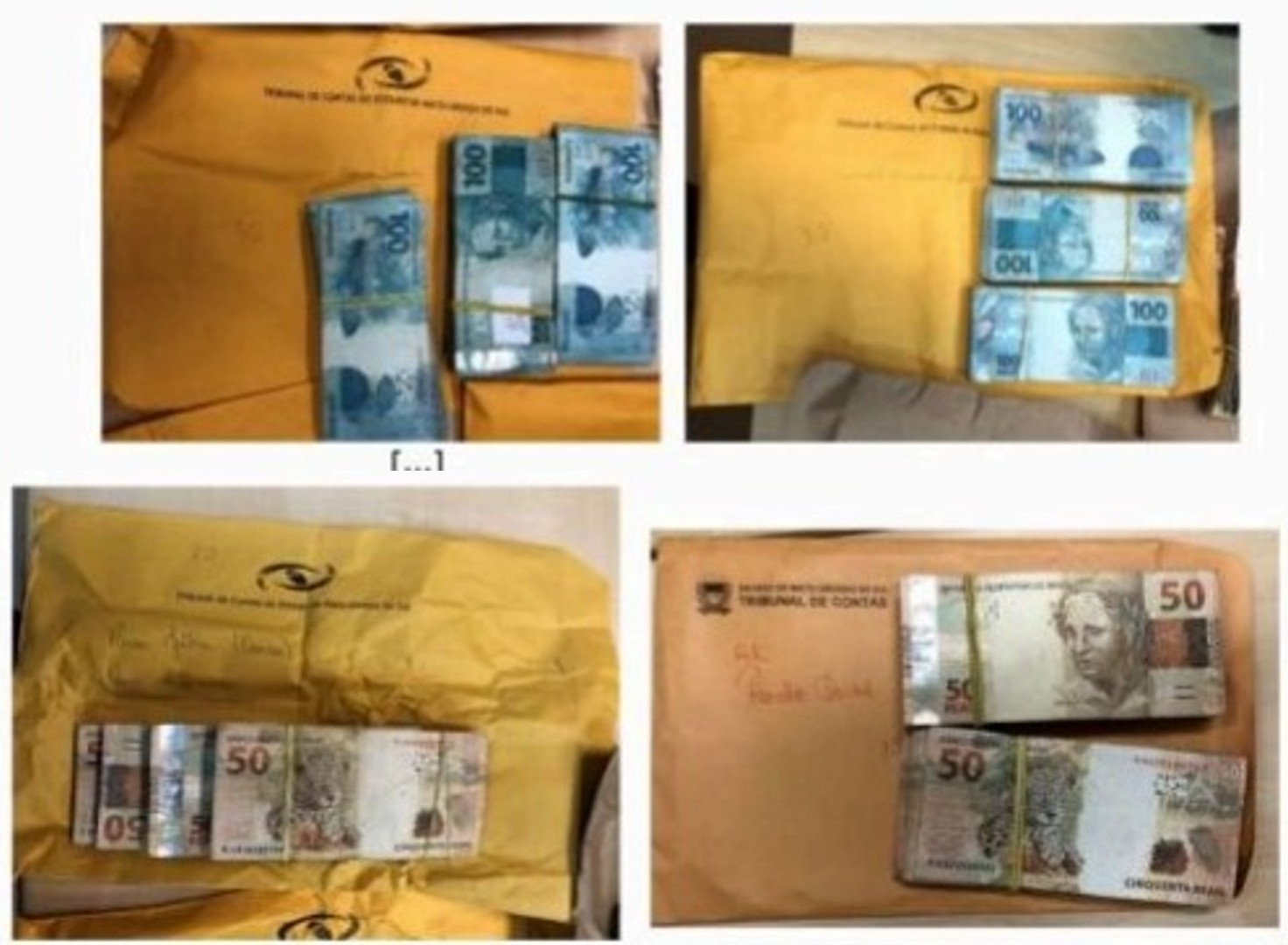 Envelopes com dinheiro e nomes de denunciados por corrupção no TCE-MS são usados como provas para afastamento de conselheiros