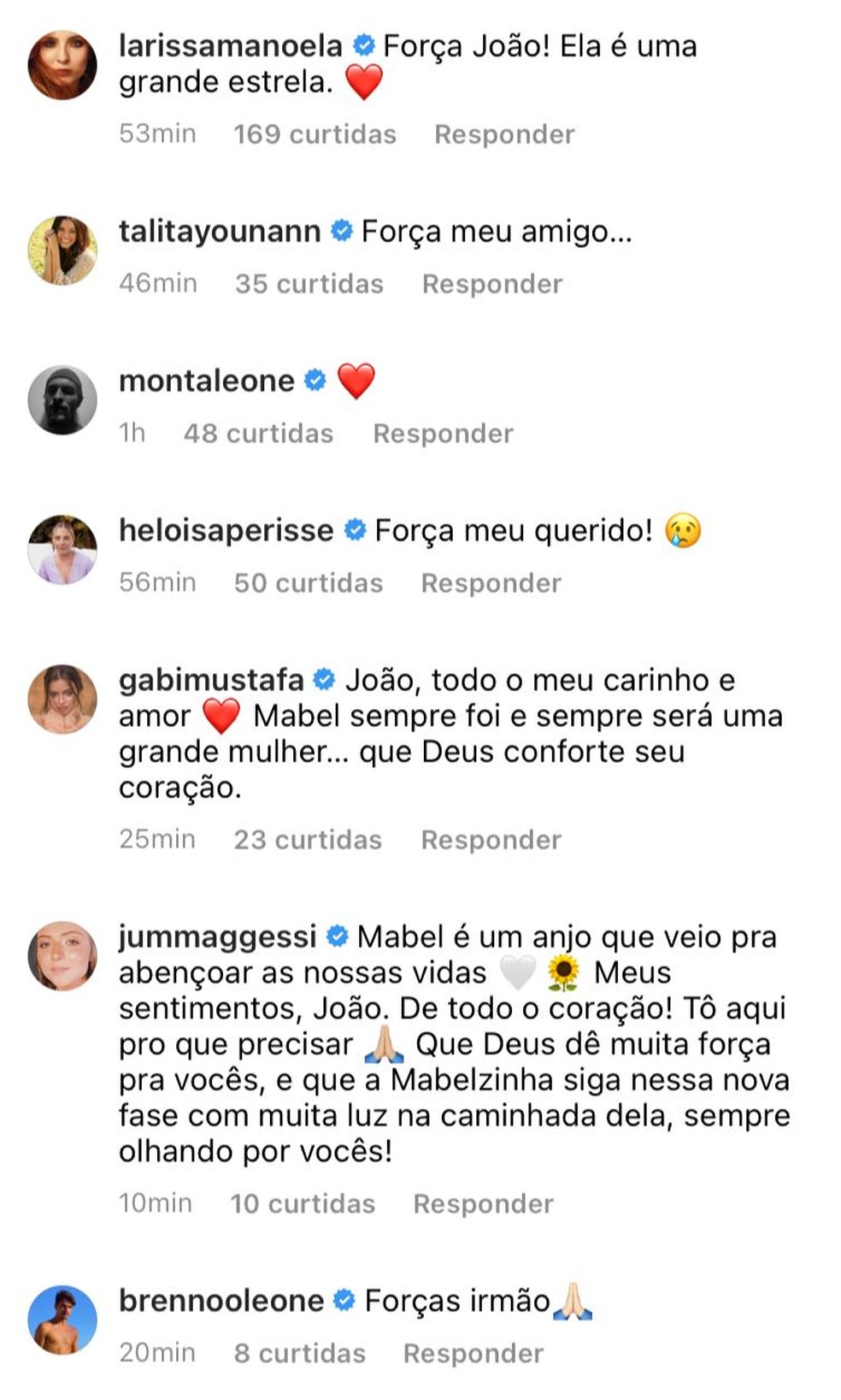 Famosos lamentam a perda precoce da colega de profissão  — Foto: Reprodução/Instagram