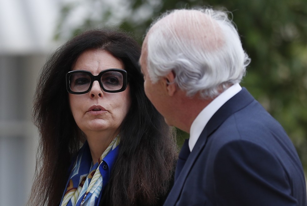 Francoise Bettencourt Meyers em foto de  2019. — Foto: Pool via AP/Ian Langsdon