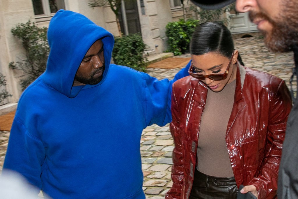PARIS, FRANCE - MARCH 02: Kim Kardashian West and Kanye West are seen on March 02, 2020 in Paris, France. (Photo by Marc Piasecki/GC Images) (Foto: GC Images)