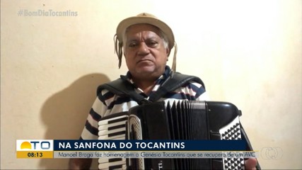Sanfoneiro Manoel Braga faz homenagem ao cantor Genésio Tocantins