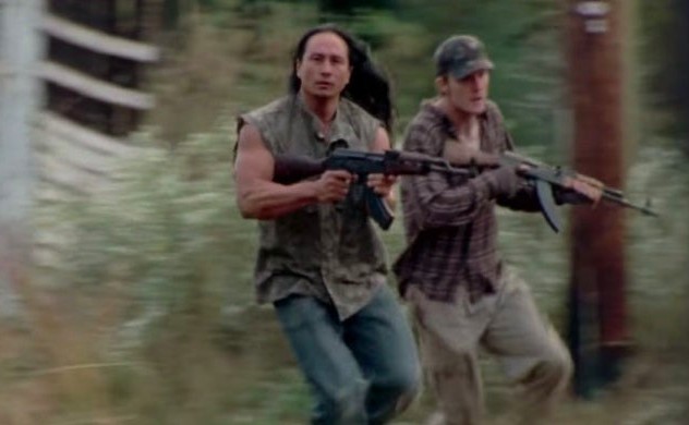 O ator Dango Nguyen em cena de The Walking Dead (Foto: Reprodução)
