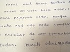 Menina cega escreve carta em braile e pede notebook adaptado de Natal