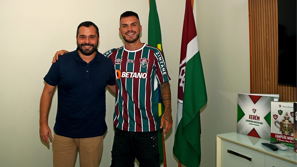 Nathan, refor�o do Fluminense � Foto: Mailson Santana/FFC