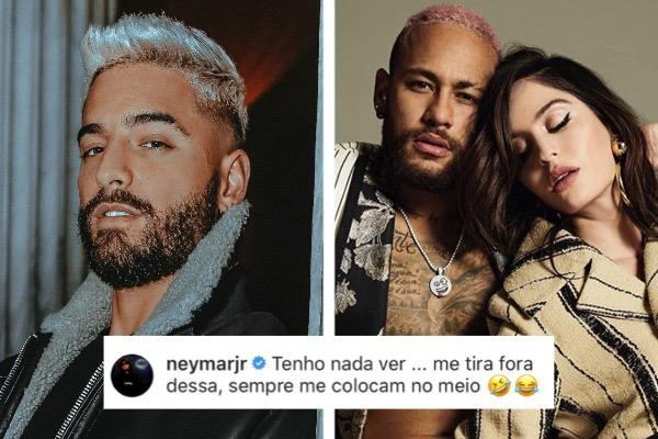 Neymar nega relação com saída de Maluma do Instagram (Foto: Reprodução/Instagram)