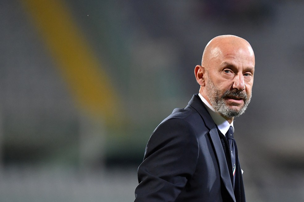 Gianluca Vialli Itália — Foto: Reuters