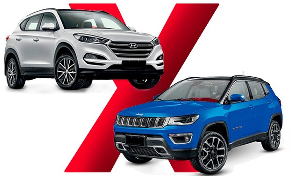 Comparativo Hyundai New Tucson X Jeep Compass Testes Autoesporte