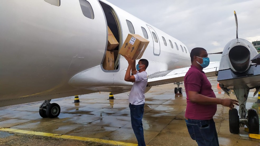 Piauí cede 45 mil EPIs para o Amazonas — Foto: Divulgação/Sesapi