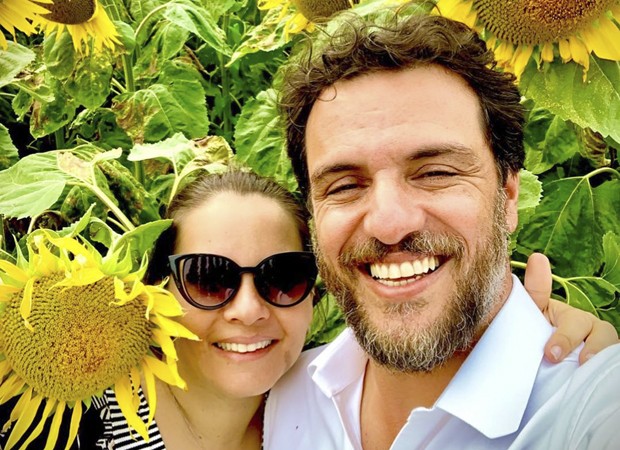 Rodrigo Lombardi e a mulher Betty (Foto: Reprodução/Instagram)