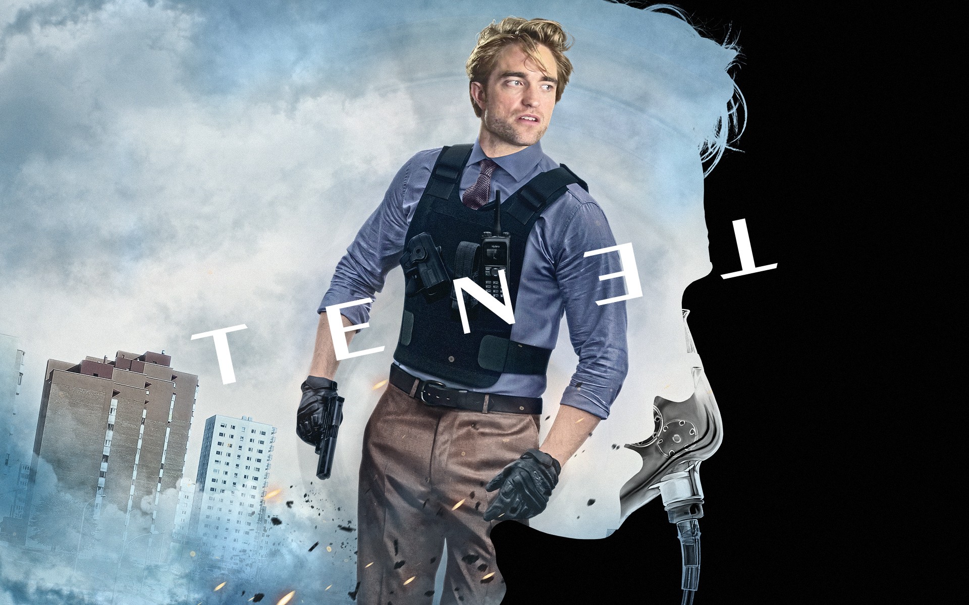 Robert Pattinson em Tenet, filme de 2020 (Foto: Reprodução)