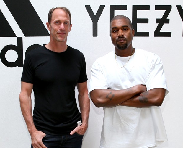 Eric Liedtike, CEO da Adidas, com Kanye West (Foto: Divulgação)