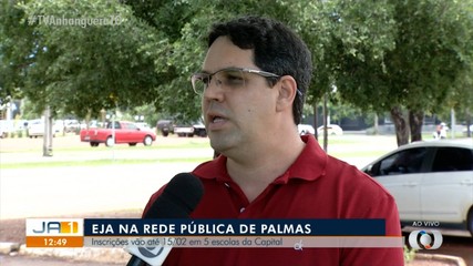 Inscrições para o EJA na rede municipal de Palmas vão até fevereiro em 5 escolas da cidade