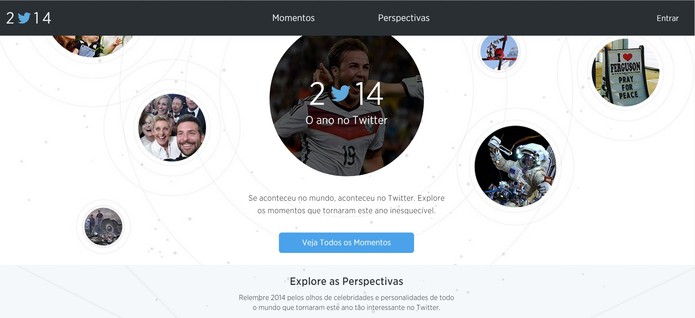 Twitter faz retrospectiva de 2014 em site interativo; visite e relembre momentos (Foto: Reprodução/Twitter)