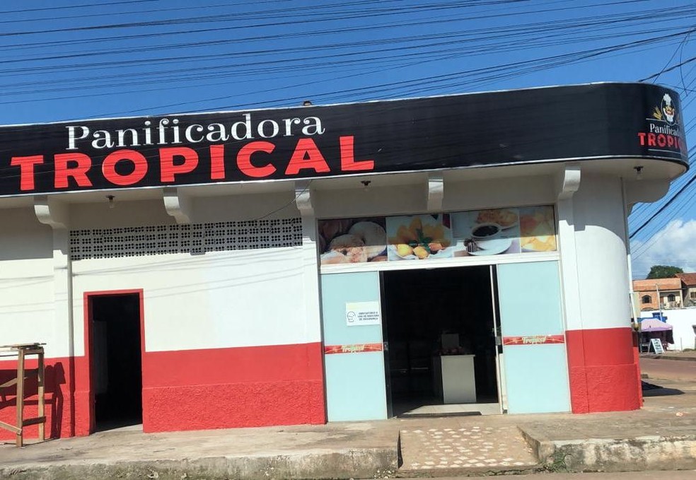 Faixada da Panificadora Tropical, em Itaituba, no sudoeste do Pará. — Foto: Reprodução / Arquivo pessoal