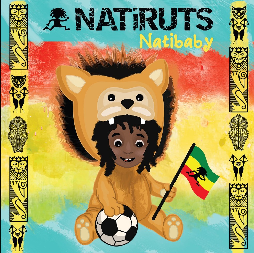 Capa de 'Natibaby', disco infantil do grupo Natiruts — Foto: Divulgação