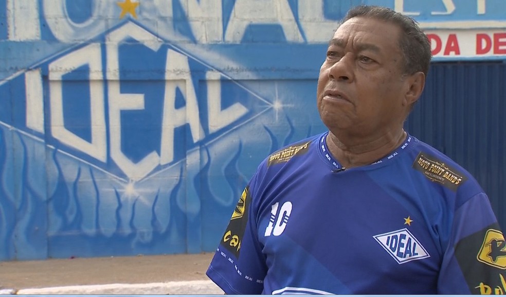 Aramides Vieira dava aquela forcinha para o Ideal no apito â Foto: ReproduÃ§Ã£o/TV IntegraÃ§Ã£o