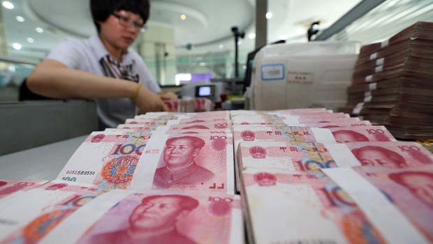 Yuan ; PIB da China ; economia da China ; crescimento da China ; produção industrial chinesa ;  (Foto: Greg Baker/AFP/Getty Images)