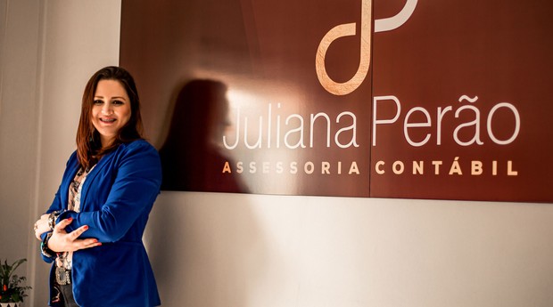 Juliana Perão, fundadora da Juliana Perão Assessoria Contábil (Foto: Divulgação)