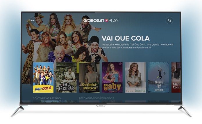 Página do seriado “Vai que cola” no Globosat Play (Foto: Divulgação/Philips)