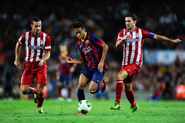Neymar começa a se entrosar com os companheiros de Barça (Foto: Getty Images)