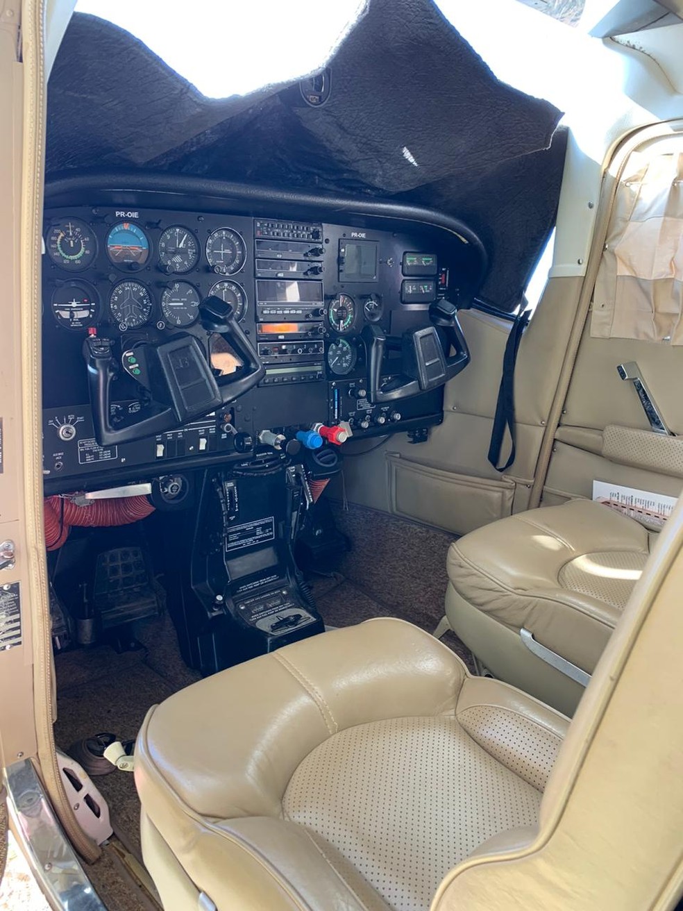 Aeronave foi vendida por R$ 800 mil — Foto: Divulgação / SSP-BA