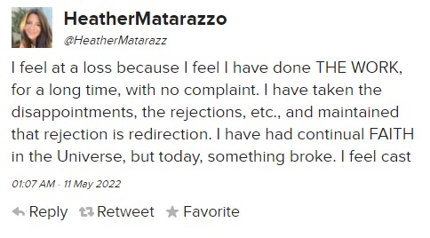 Tweets já apagados de Heather Matarazzo (Foto: Reprodução/BuzzFeed)