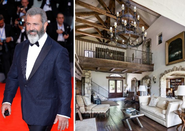 A casa colocada à venda pelo ator Mel Gibson (Foto: Divulgação)