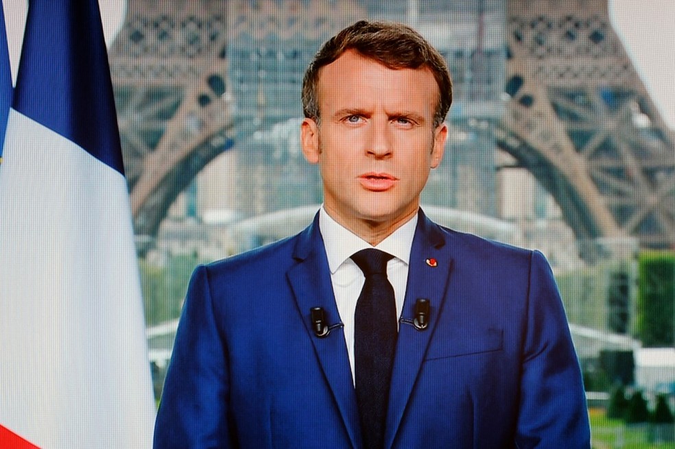 O presidente da França, Emmanuel Macron — Foto: Ludovic Marin/AFP