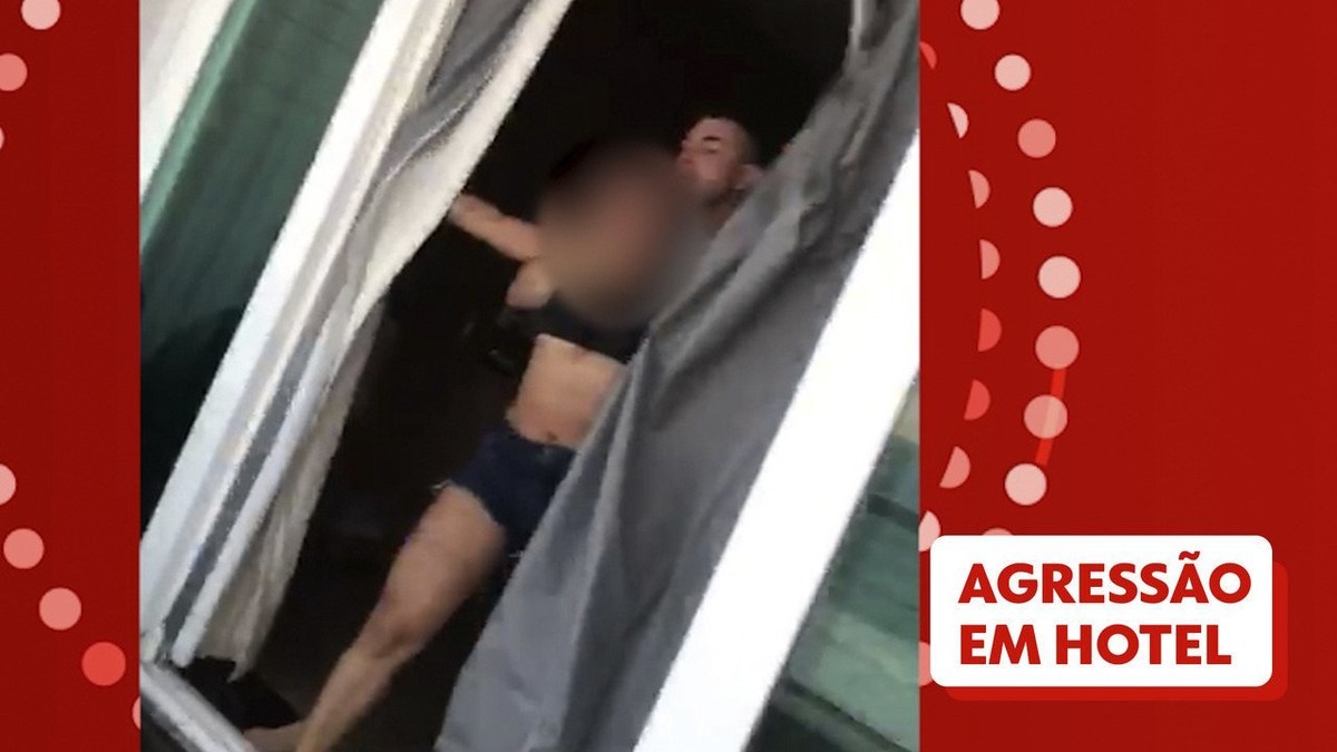 Vídeo mostra policial penal de Goiás agredindo a esposa em hotel na Barra da Tijuca