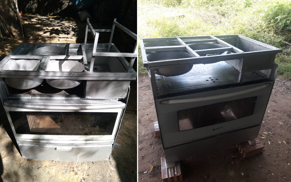 Com gás de cozinha mais caro, procura por fogão adaptado para carvão ...