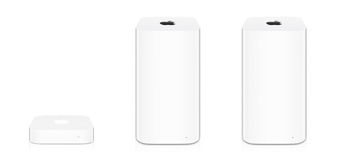 Linha AirPort da Apple contém três modelos; veja as diferenças (Foto: Divulgação/Apple)