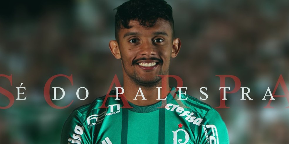 Gustavo Scarpa foi anunciado oficialmente pelo Palmeiras (Foto: Divulgação)