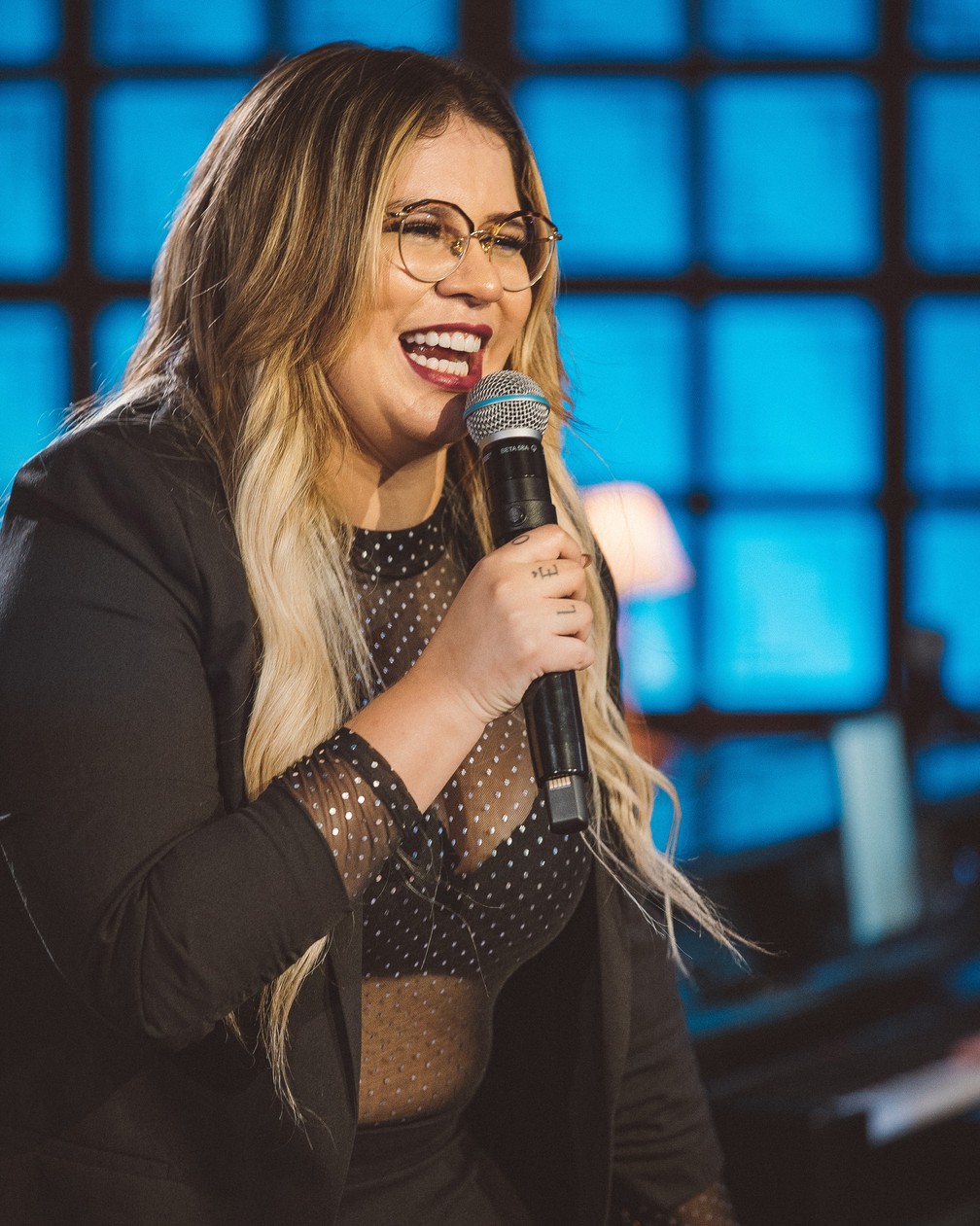 Marília Mendonça na live 'Vem aí' — Foto: Divulgação / Som Livre