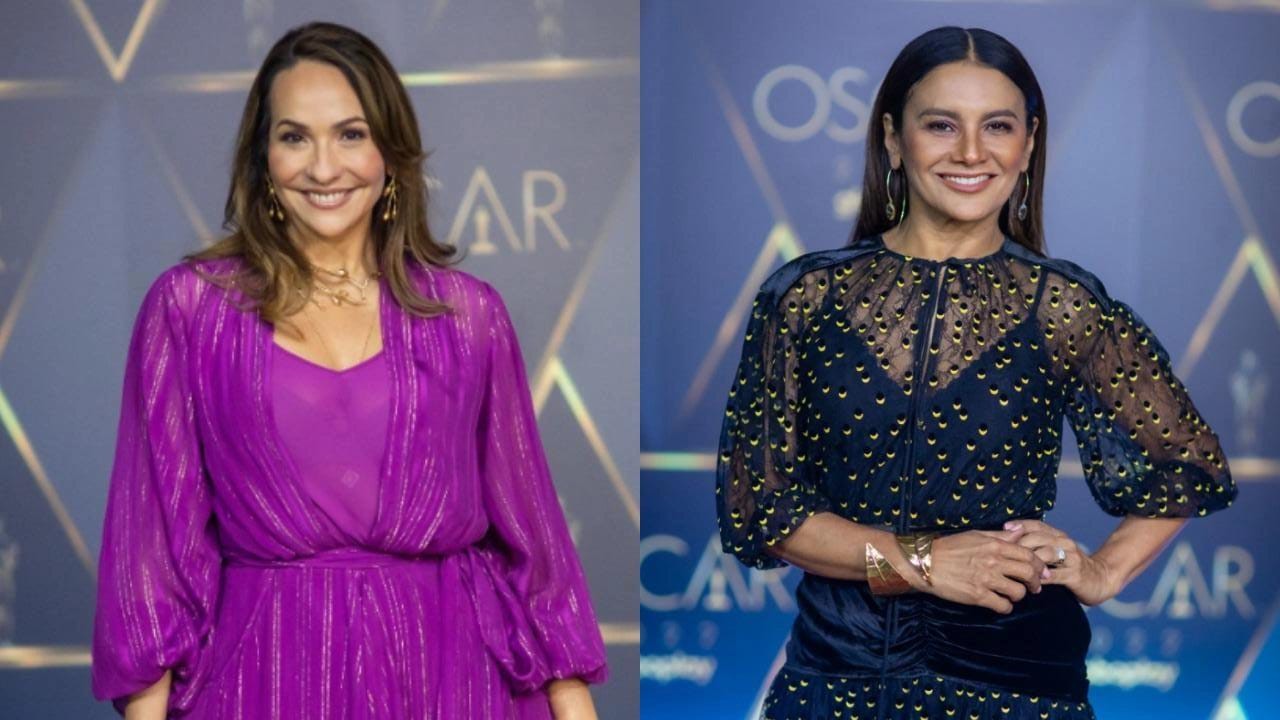 Maria Beltrão e Dira Paes apresentam a transmissão do Oscar no Globoplay (Foto: Divulgação Globo)