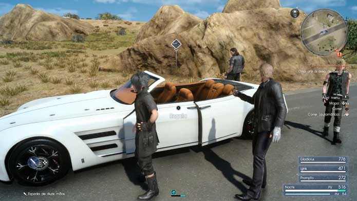 Mantenha seu carro abastecido em Final Fantasy XV (Foto: Reprodução/Murilo Molina)