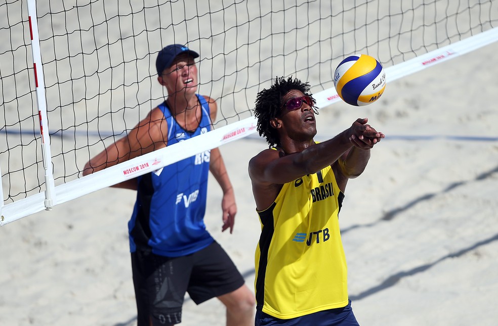 Brasil na etapa de Moscou do Circuito Mundial de VÃ´lei de Praia (Foto: FIVB)