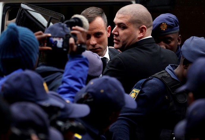 atletismo julgamento Oscar Pistorius (Foto: Reuters)