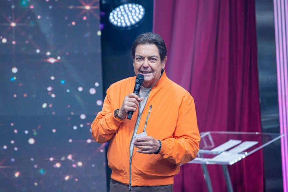 O apresentador Fausto Silva