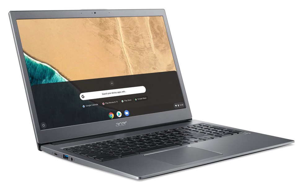 Chromebooks têm bom acabamento e rodam apps do Android nativamente — Foto: Divulgação/Acer